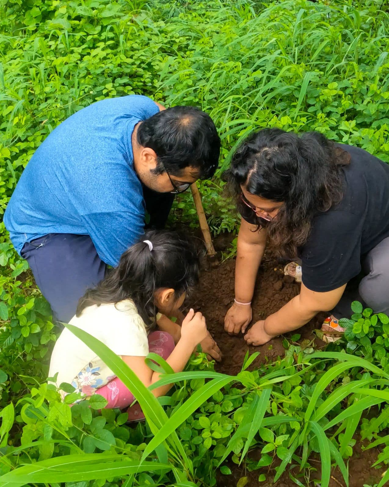 Riveside Nature Walk - Vegetable farm, planting trees in nature around mumbai